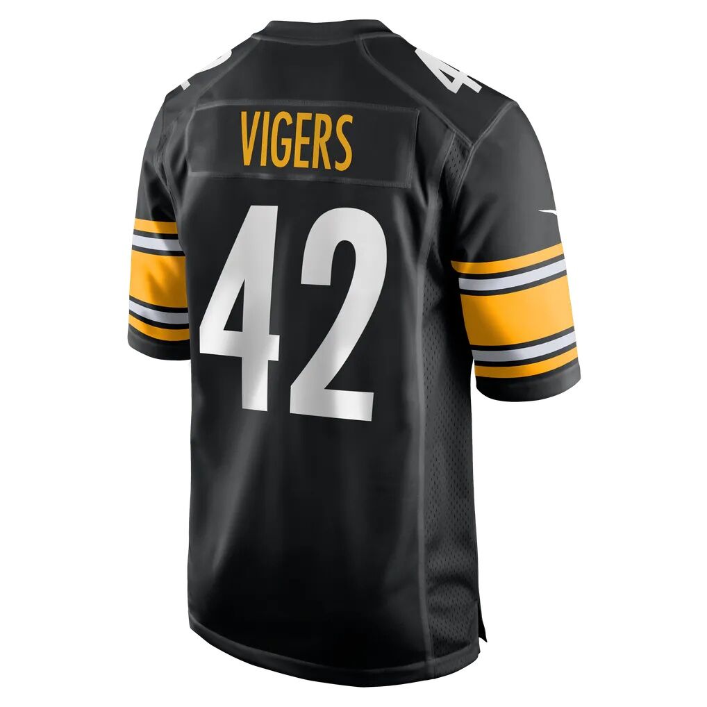 Car'lin Vigers Pittsburgh Steelers Nike Team Game Jersey