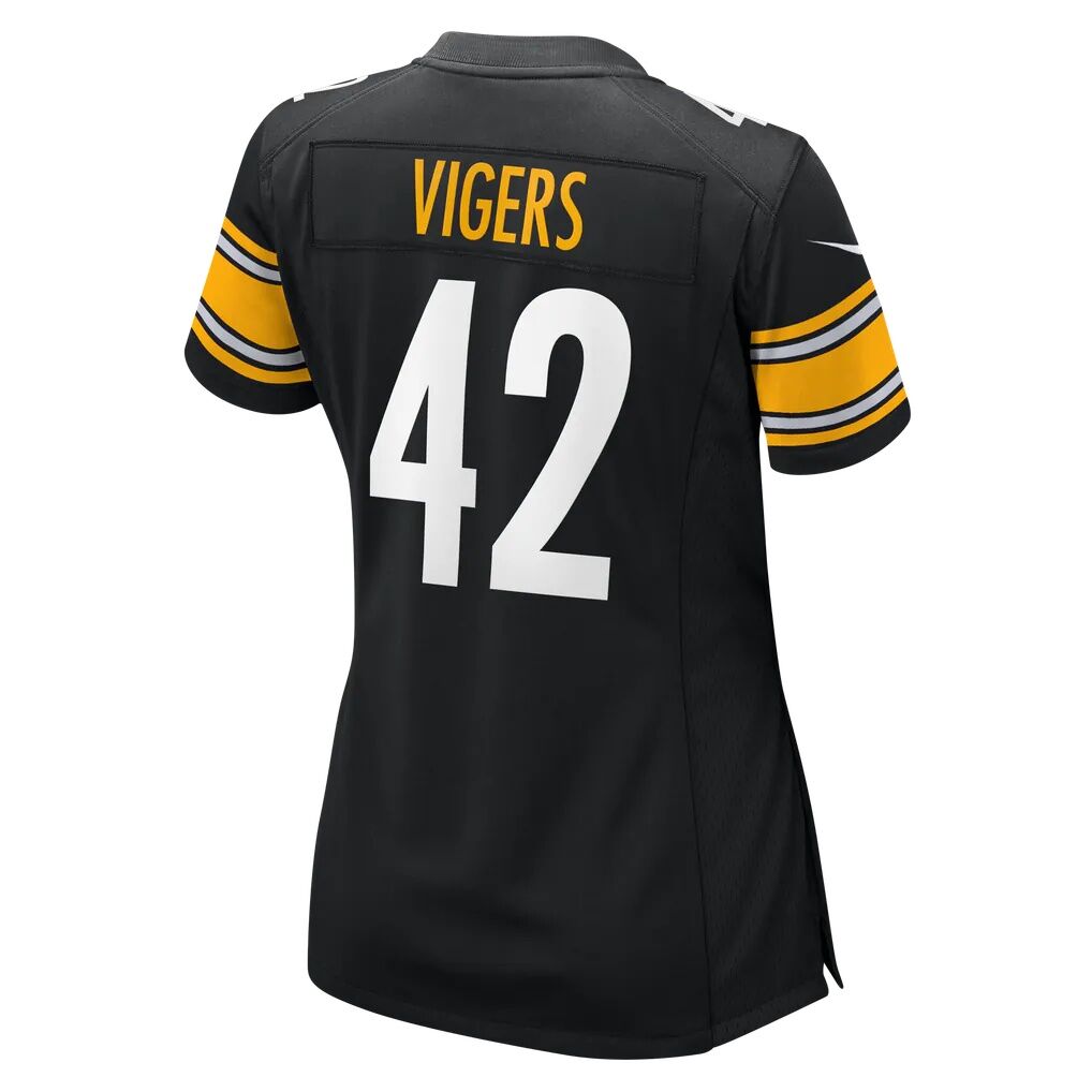 Car'lin Vigers Pittsburgh Steelers Nike Women's Team Game Jersey