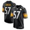 Bradyn Swinson Pittsburgh Steelers Nike Team Game Jersey - Black - Front View