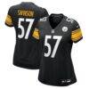 Bradyn Swinson Pittsburgh Steelers Nike Women's Team Game Jersey - Black - Front View