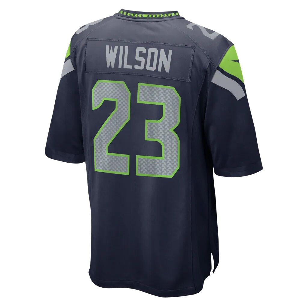 Emanuel Wilson Seattle Seahawks Nike Team Game Jersey - College Navy