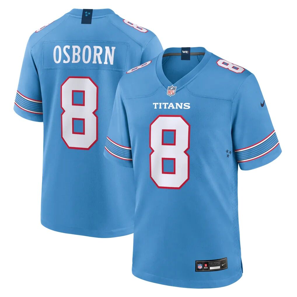 K.J. Osborn Tennessee Titans Nike Team Game Jersey - Light Blue