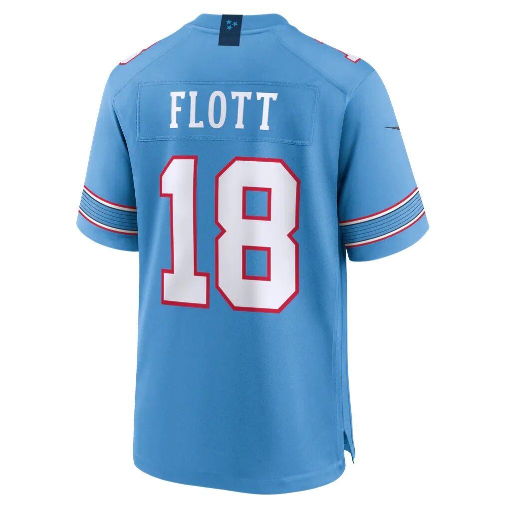 Cordale Flott Tennessee Titans Nike Team Game Jersey - Light Blue