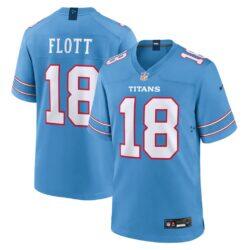 Cordale Flott Tennessee Titans Nike Team Game Jersey - - Front View