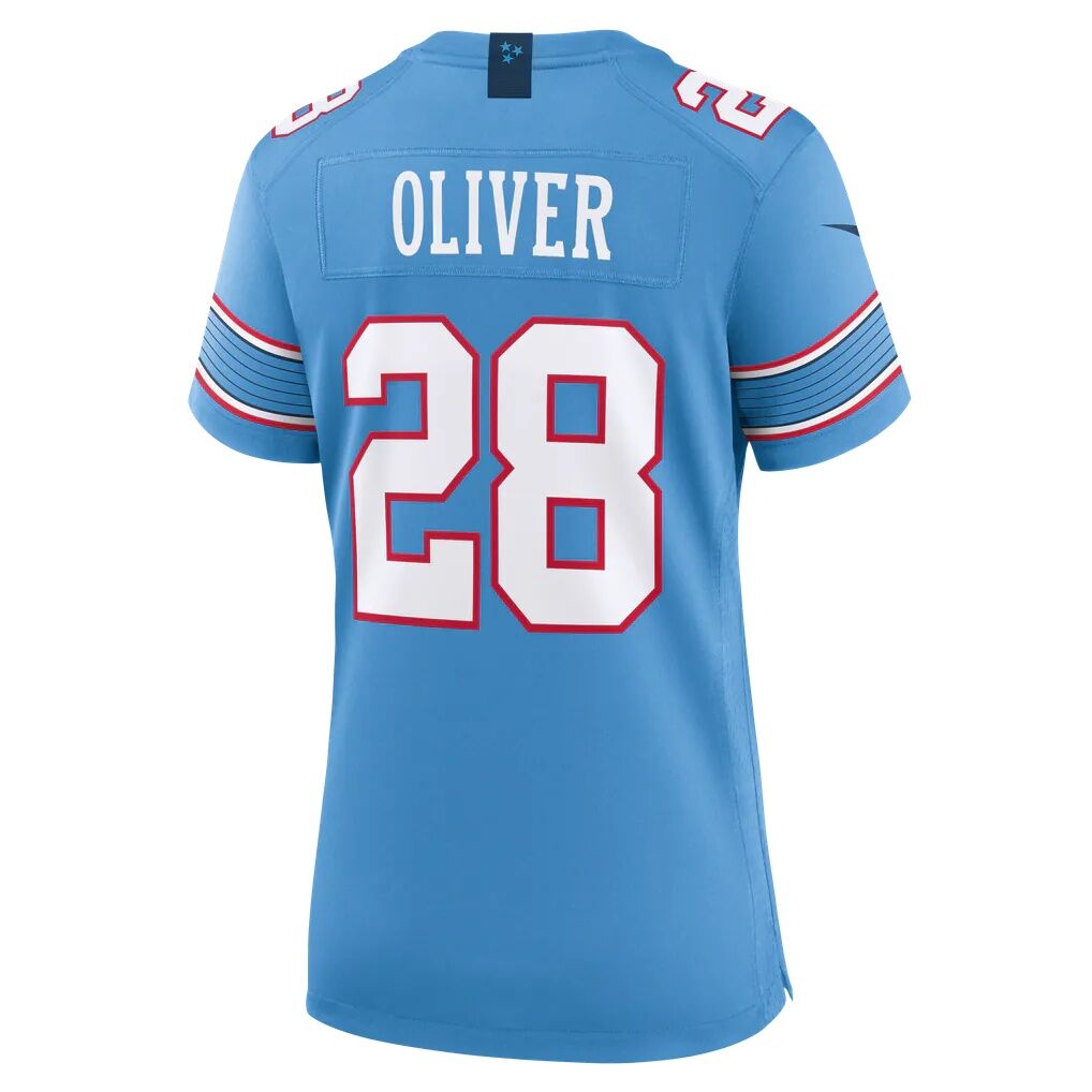 Isaiah Oliver Tennessee Titans Nike Women's Team Game Jersey - Light Blue