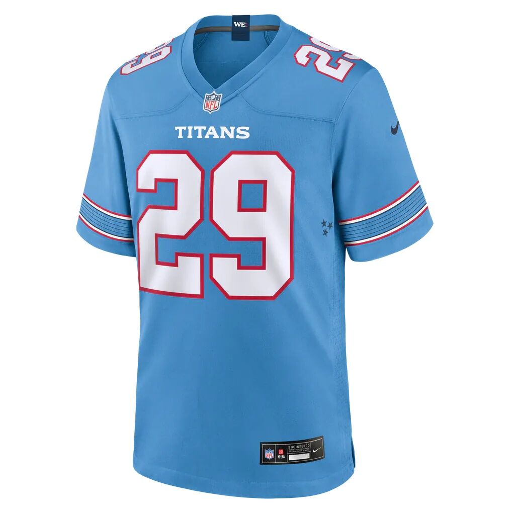 Tony Adams Tennessee Titans Nike Team Game Jersey - Light Blue
