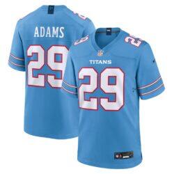 Tony Adams Tennessee Titans Nike Team Game Jersey - - Front View