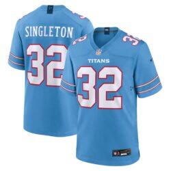 Nicholas Singleton Tennessee Titans Nike Team Game Jersey - - Front View
