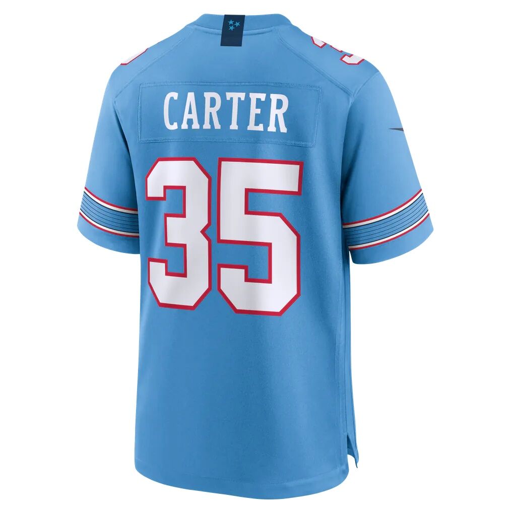 Michael Carter Tennessee Titans Nike Team Game Jersey - Light Blue