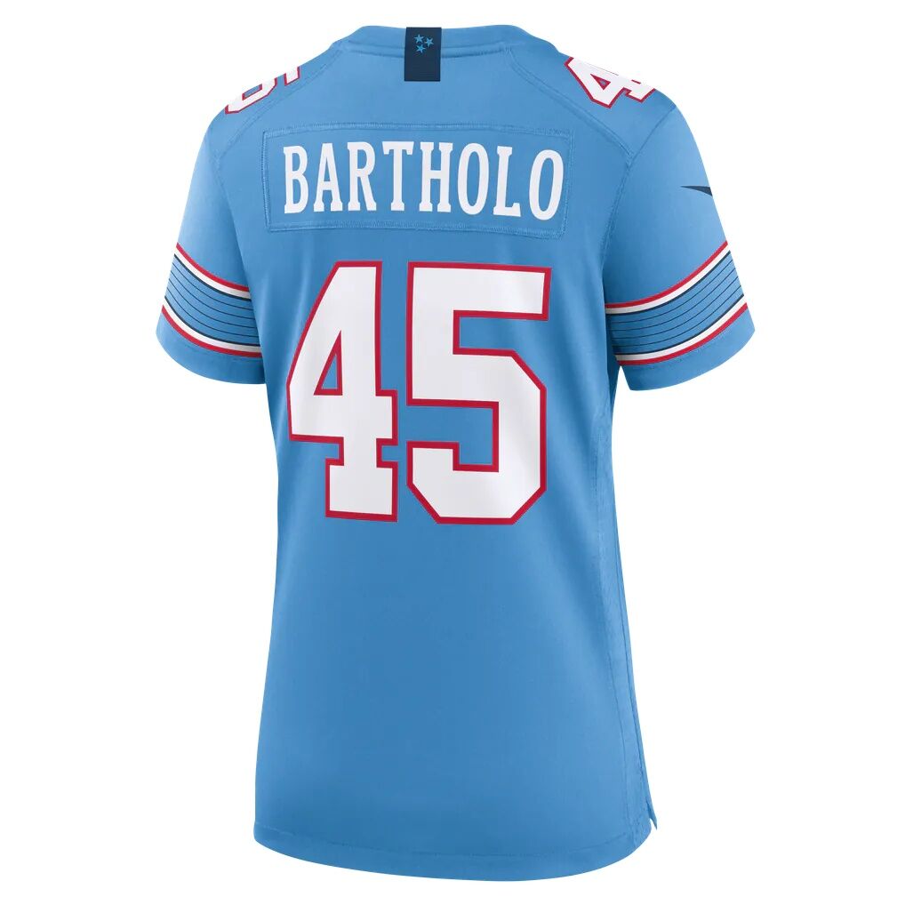 Shemar Bartholomew Tennessee Titans Nike Women's Team Game Jersey - Light Blue