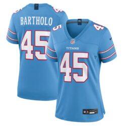 Shemar Bartholomew Tennessee Titans Nike Women's Team Game Jersey - Light Blue