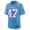 Jalen McMurray Tennessee Titans Nike Team Game Jersey - - Alt1