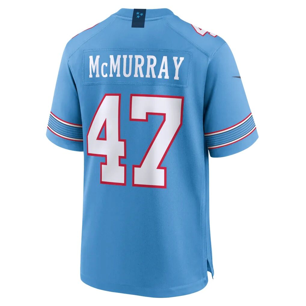 Jalen McMurray Tennessee Titans Nike Team Game Jersey - Light Blue