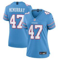 Jalen McMurray Tennessee Titans Nike Women's Team Game Jersey - - Front View