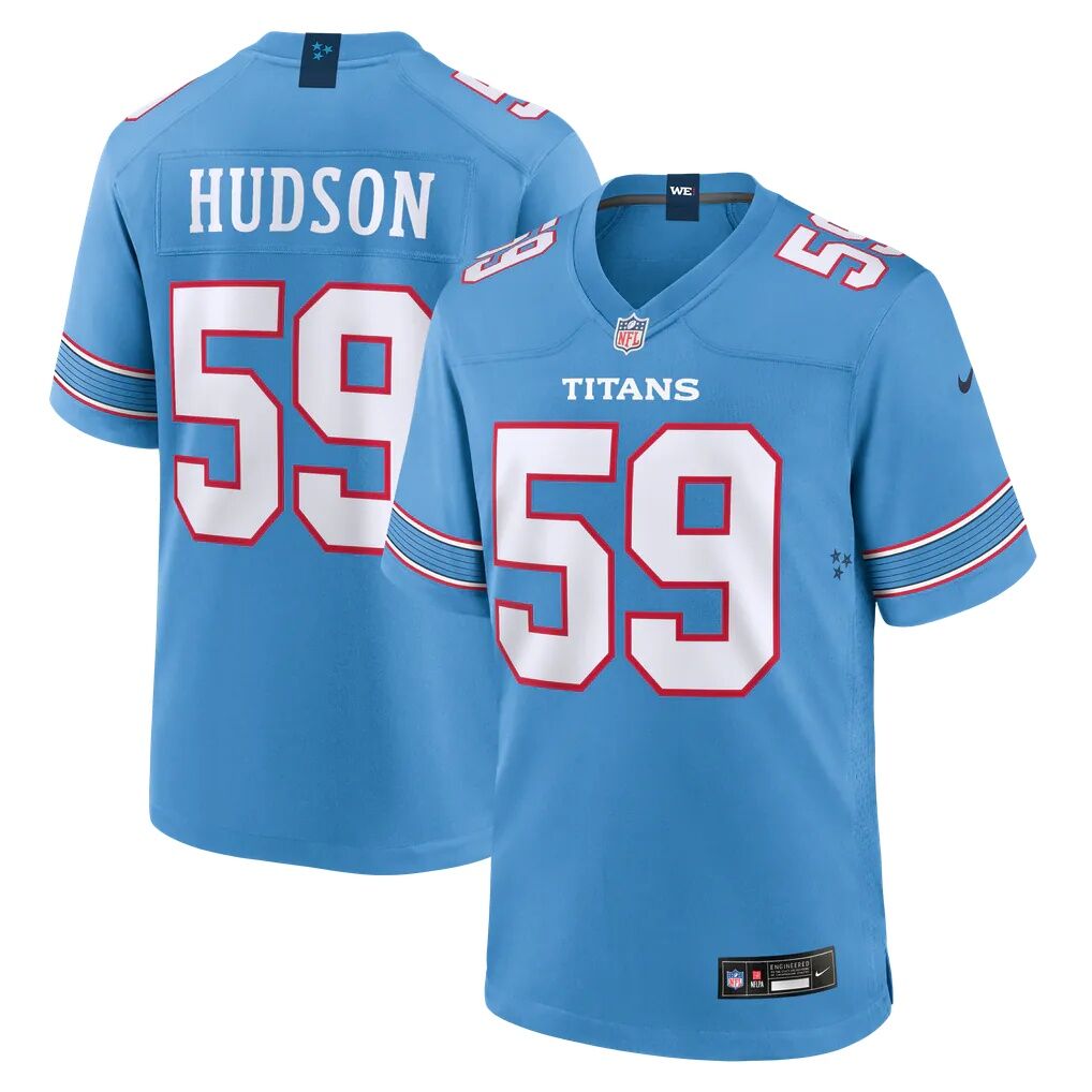 James Hudson Tennessee Titans Nike Team Game Jersey - Light Blue