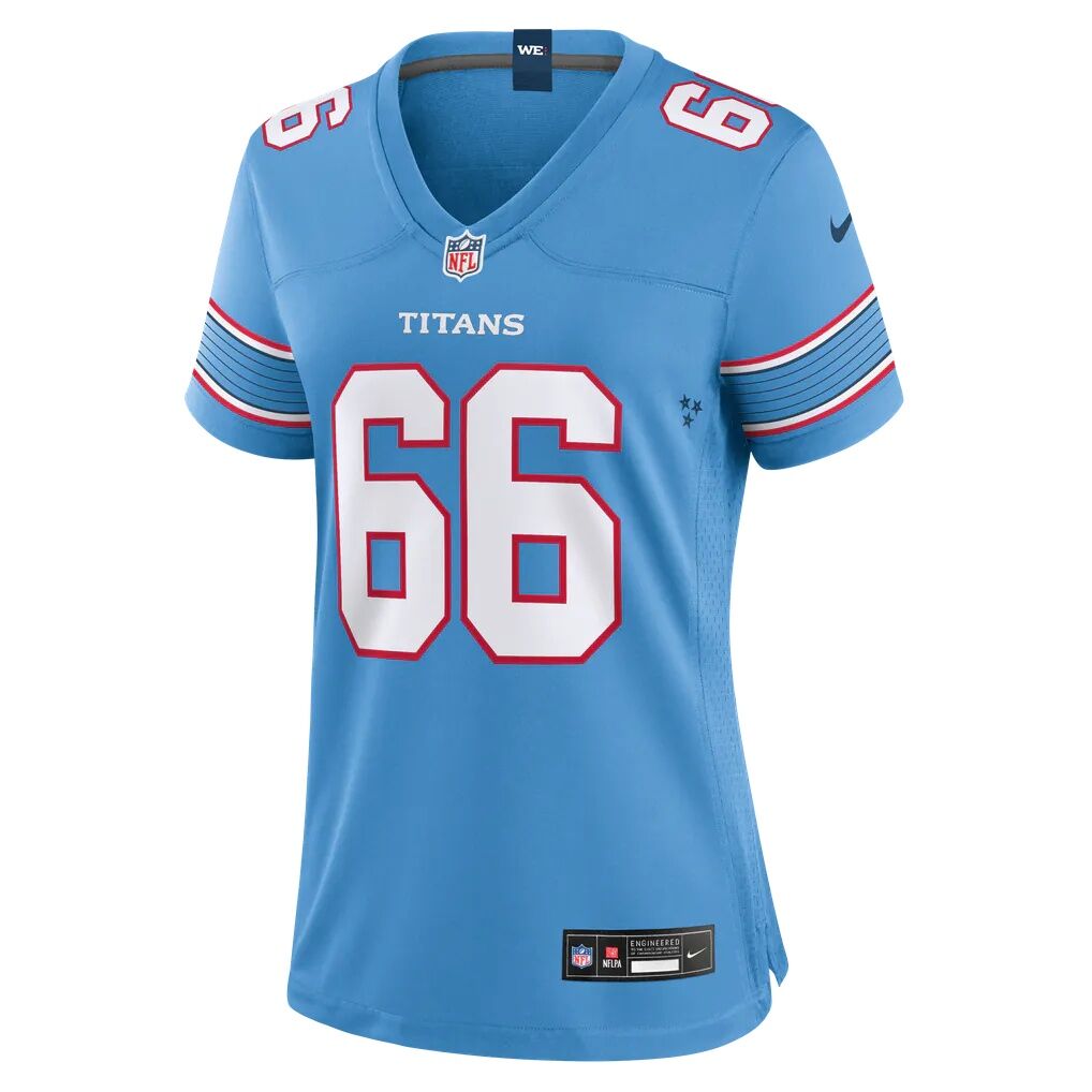 Fernando Carmona Tennessee Titans Nike Women's Team Game Jersey - Light Blue