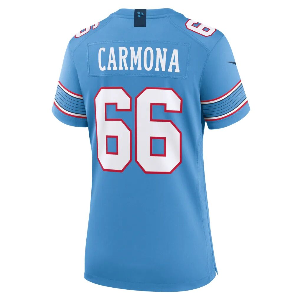Fernando Carmona Tennessee Titans Nike Women's Team Game Jersey - Light Blue