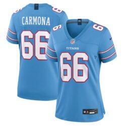 Fernando Carmona Tennessee Titans Nike Women's Team Game Jersey - - Front View