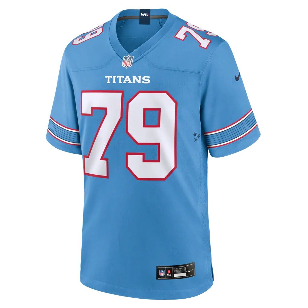 Pat Coogan Tennessee Titans Nike Team Game Jersey - Light Blue