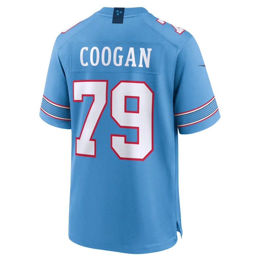 Pat Coogan Tennessee Titans Nike Team Game Jersey - Light Blue