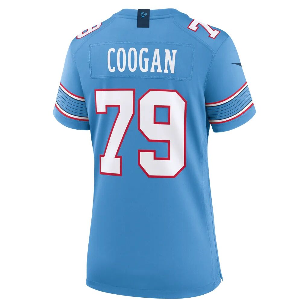 Pat Coogan Tennessee Titans Nike Women's Team Game Jersey - Light Blue
