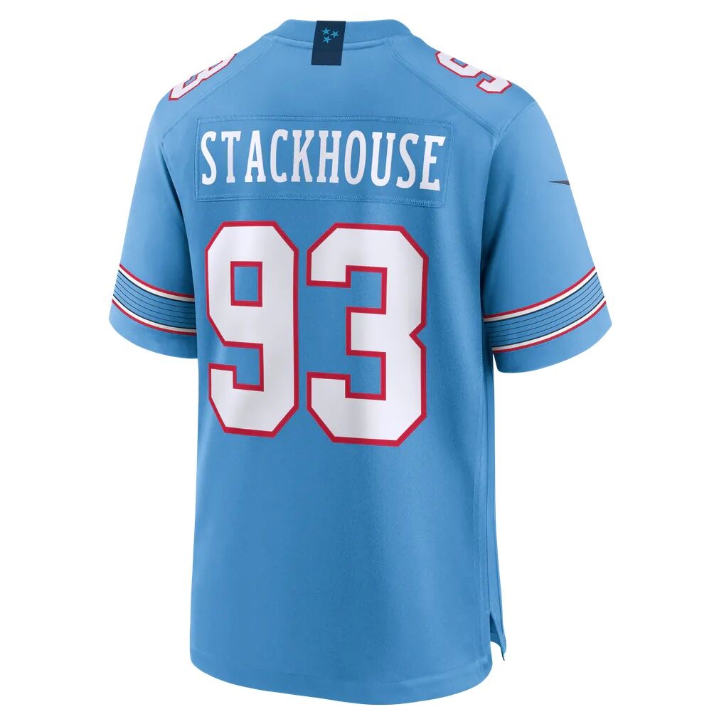 Nazir Stackhouse Tennessee Titans Nike Team Game Jersey - Light Blue