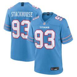 Nazir Stackhouse Tennessee Titans Nike Team Game Jersey - - Front View