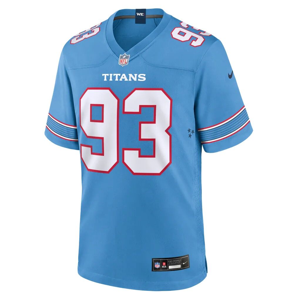 Nazir Stackhouse Tennessee Titans Nike Team Game Jersey - Light Blue