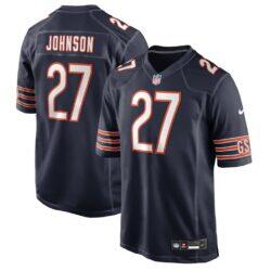 Anthony Johnson Chicago Bears Nike Team Game Jersey - Navy - Front View