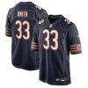 Keidron Smith Chicago Bears Nike Team Game Jersey - Navy - Front View