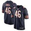 Nephi Sewell Chicago Bears Nike Team Game Jersey - Navy - Front View
