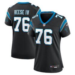 Albert Reese IV Carolina Panthers Nike Women's Team Game Jersey - Black - Front View