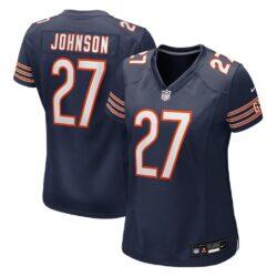 Anthony Johnson Chicago Bears Nike Women's Team Game Jersey - Navy - Front View