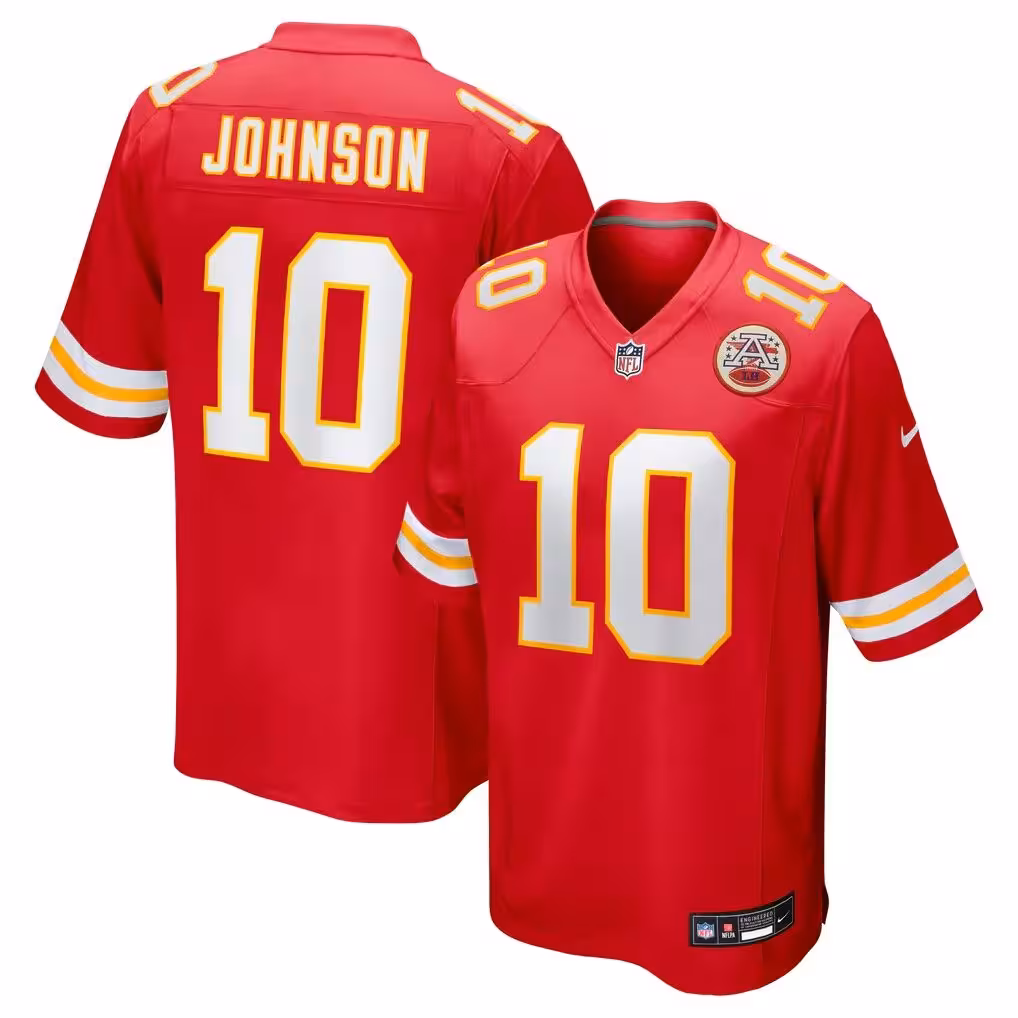 Emmett Johnson Kansas City Chiefs Nike Team Game Jersey