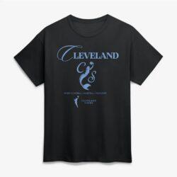 Cleveland Sirens In Motion T-Shirt - Black - Front View