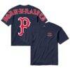 Boston Red Sox Born x Raised Unisex Eyebuster T-Shirt - Navy - Front View