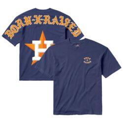 Houston Astros Born x Raised Unisex Eyebuster T-Shirt - Navy - Front View