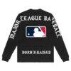 MLB Born x Raised Unisex Eyebuster Long Sleeve T-Shirt - Black - Detail View