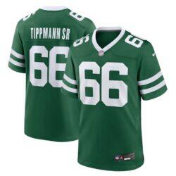 Joe Tippmann New York Jets Nike Team Game Jersey - Green - Front View