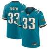 Bhayshul Tuten Jacksonville Jaguars Nike Alternate 2 Game Jersey - Teal - Front View