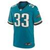 Bhayshul Tuten Jacksonville Jaguars Nike Alternate 2 Game Jersey - Teal - Side View
