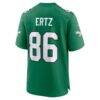 Zach Ertz Philadelphia Eagles Nike Alternate Game Jersey - Kelly Green - Detail View