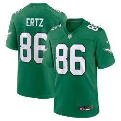 Zach Ertz Philadelphia Eagles Nike Alternate Game Jersey - Kelly Green - Front View