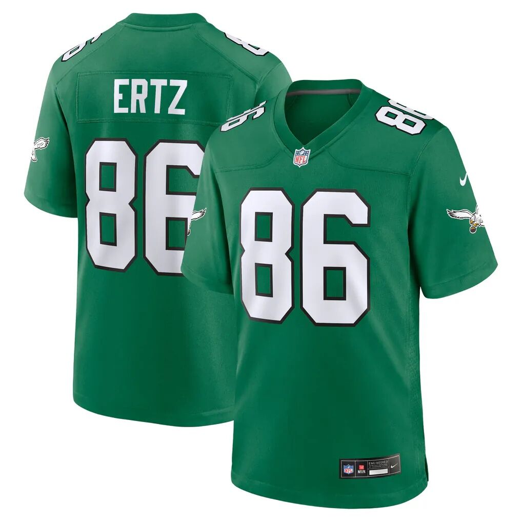 Zach Ertz Philadelphia Eagles Nike Alternate Game Jersey - Kelly Green