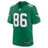 Zach Ertz Philadelphia Eagles Nike Alternate Game Jersey - Kelly Green - Side View