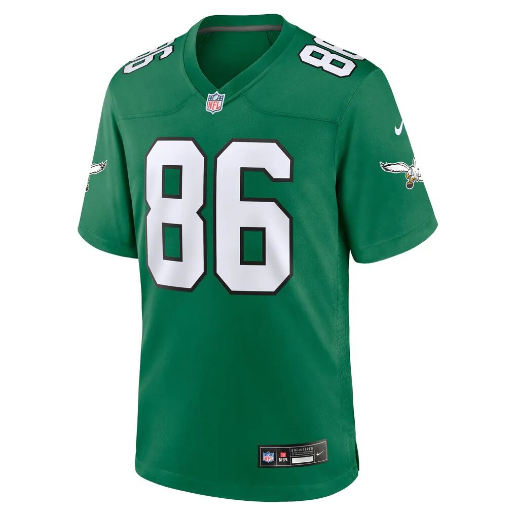 Zach Ertz Philadelphia Eagles Nike Alternate Game Jersey - Kelly Green