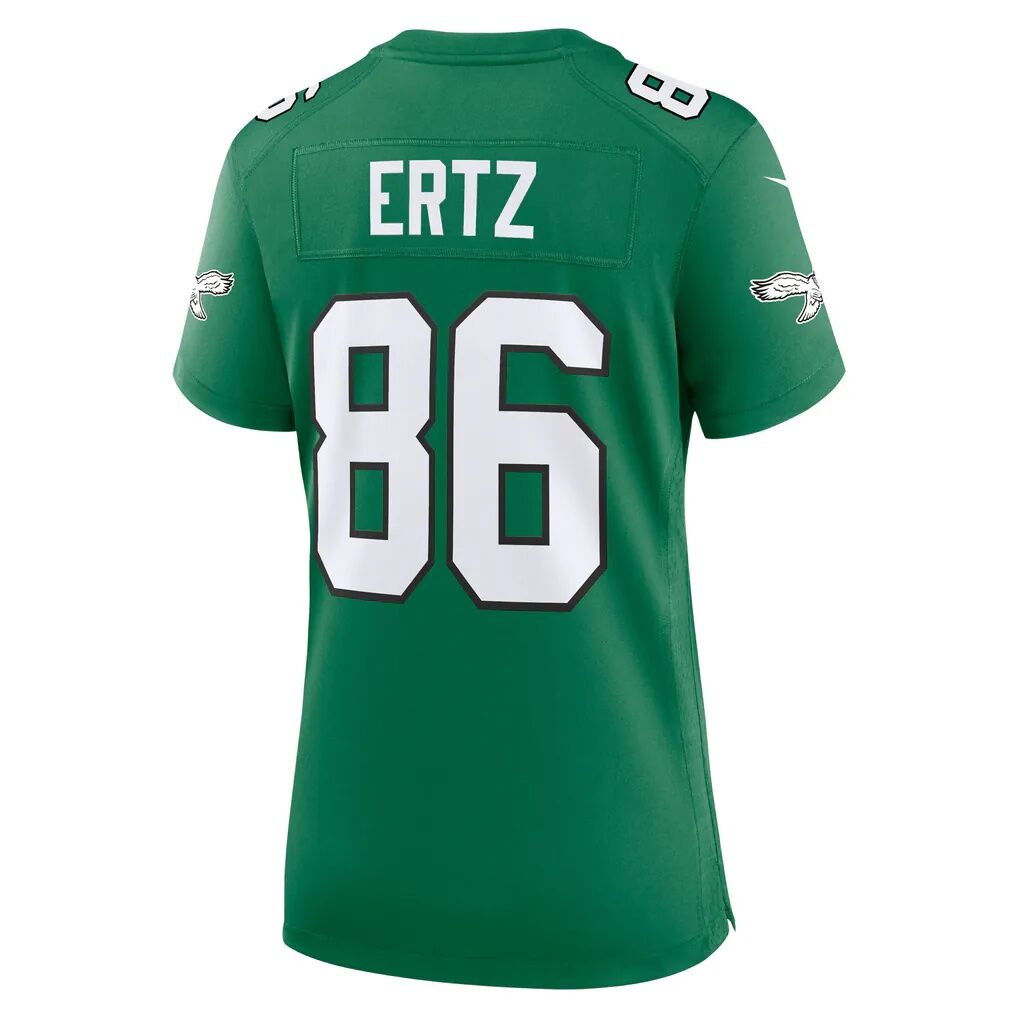 Zach Ertz Philadelphia Eagles Nike Women's Alternate Game Jersey - Kelly Green