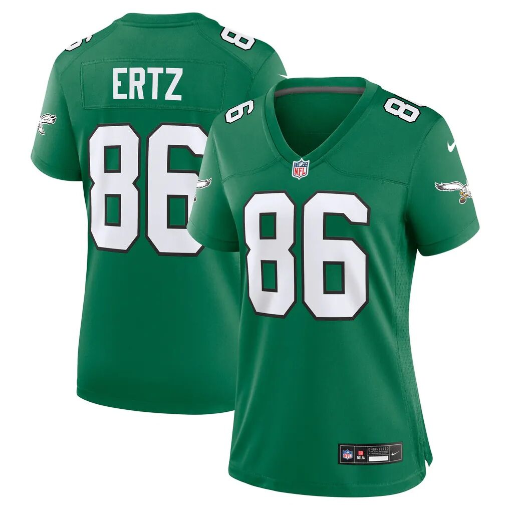 Zach Ertz Philadelphia Eagles Nike Women's Alternate Game Jersey - Kelly Green