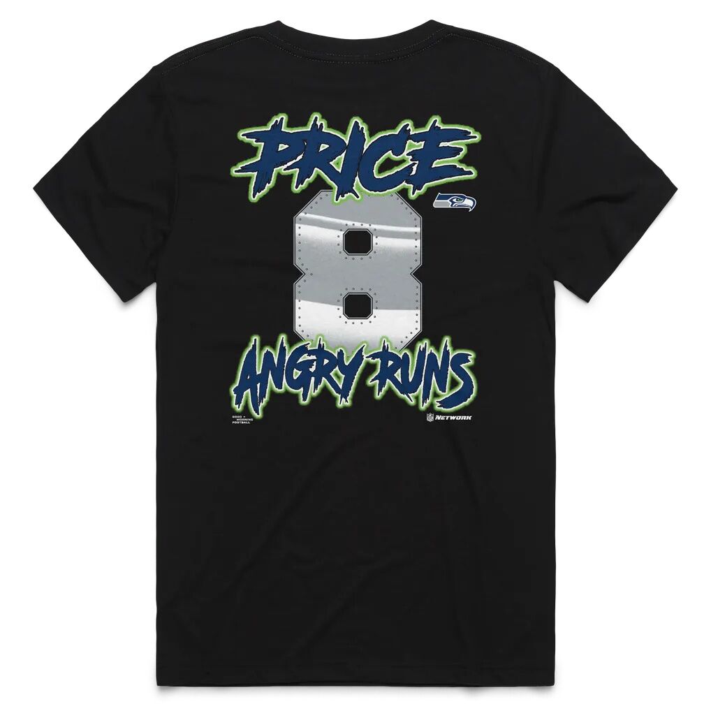 Jadarian Price Seattle Seahawks Homage Unisex Angry Runs Tri-Blend T-Shirt