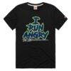 Jadarian Price Seattle Seahawks Homage Unisex Angry Runs Tri-Blend T-Shirt - Black - Side View
